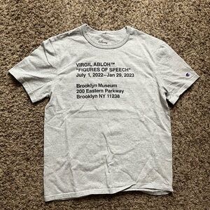Virgil Abloh x Disney x Brooklyn Museum figures of speech shirt